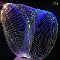 Lumière LED en fibre optique PMMA pour extérieur et intérieur, filet lumineux, IP68 étanche, légère, éclairage latéral, câble pour arbres, décoration de plafond
