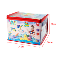 134 pièces bricolage construction Jumbo EVA mousse jouets unisexe doux constructeur modèle éducatif bloc ensemble pour jouet Construction