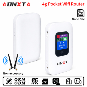 DNXT Portable <b>Wifi</b> WiFi6 300Mbps Mini <b>Wifi</b> De Poche WPS LCD 4g <b>Router</b> <b>Sim</b> Card USB Type-C Universal <b>Wifi</b> Portable Travel Use - Product Image 1