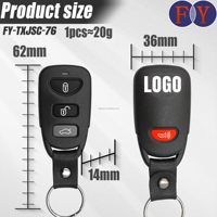 Duplicador de control remoto de metal directo de fábrica RF 433MHz para persiana enrollable de puerta de garaje y sistemas de puerta automática