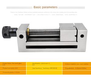 Tornillo de Banco CNC QGG de 2-8 Pulgadas, Alicates de Boca Plana de Precisión, Amoladora Pequeña de Escritorio, Ángulo Recto, Manual, Nuevo, Acero, Engranaje GT, 1 Año de Garantía - Product Image 6