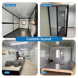 Chất lượng cao giá rẻ gấp container nhà 20ft prefab có thể gập lại container nhà prefab Bolt container nhà - Product Image 3