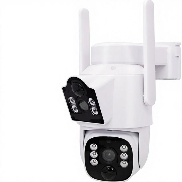 SolCam WS26 2K Dual Lens Solar Security Camera Wireless Outdoor Auto Tracking AI Motion Detection Audio Night Vision 2-Way Audio