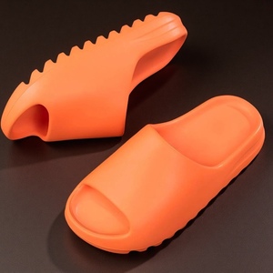 รองเท้าแตะคุณภาพสูง กันลื่น พื้นเรียบ ผลิตจากวัสดุ EVA น้ำหนักเบา นุ่มสบาย เหมาะสำหรับฤดูร้อน สีสันสดใส รองเท้าลำลองสำหรับผู้หญิง - Product Image 5