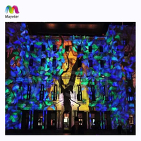 Écran de projection holographique transparent pour bâtiments publics, projection interactive, contenu gratuit, projecteur holographique extérieur