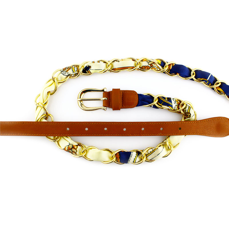 2023 Модный Блестящий Пояс из искусственной кожи с золотой металлической тканью для женщин, женский пояс с красивым украшением для дам