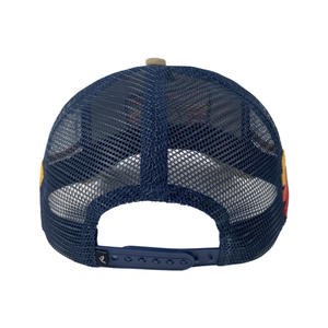 Cappelli di Qualità Country, Berretti Casual da Uomo, Gorras All'Ingrosso, <span class=keywords><strong>Cappello</strong></span> Bicolore a 5 Pannelli con Ricamo a Righe, <span class=keywords><strong>Cappello</strong></span> Trucker - Product Image 5