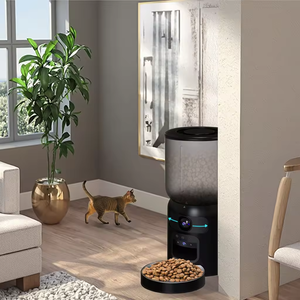 Distributeur de nourriture intelligent pour animaux de compagnie Petop Factory <span class=keywords><strong>avec</strong></span> application de contrôle à distance, caméra HD, surveillance vidéo, alimentation programmée, comedero para mascotas pour chiens et chats - Product Image 2