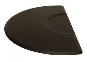 Tapete para Silla de Barbería y Salón 3'x5' x 0.7" Negro Semicircular para Estilistas - Product Image 4