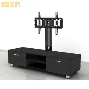 黑色三聚氰胺实木电视柜现代和豪华电视落地支架的安装支架 32 英寸 ~ 65 寸LED/LCD电视机柜