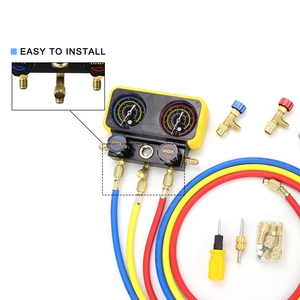 S302 डबल डिजिटल कई गेज सेट R13410 r134a कार एयर कंडीशनर के लिए - Product Image 5