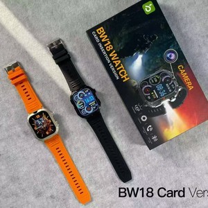 Nouvelle <span class=keywords><strong>montre</strong></span> connectée carrée BW18 IPS en silicone avec carte SIM indépendante et lampe torche LED pour une conception triple protection - Product Image 2