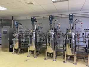 Tanque de fermentación de laboratorio con diseño de vidrio y acero inoxidable Amplio rango de capacidad para pequeñas industrias Biorreactor para uso en laboratorio - Product Image 4