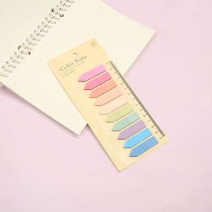 Juego de Notas Adhesivas con Códigos de Color, Pestañas de Índice de Colores Vivos, Blocs de Notas para Escribir y Marcar, Suministros Esenciales para Oficina y Estudio - Product Image 6
