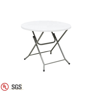 Tavolini Rotondi Pieghevoli in Plastica, <span class=keywords><strong>Tavoli</strong></span> Portatili per <span class=keywords><strong>Giardino</strong></span>, Feste all'Aperto e Caffè - Product Image 3