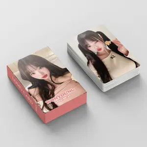 KPOP 55pcs/box IVE Jang Won Young Photocard Lomo Card Photo Card