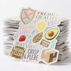 Pegatina Holográfica Personalizada, Etiqueta Adhesiva Impermeable, Paquete de Pegatinas Troqueladas, Pegatinas de Vinilo UV de Dibujos Animados y Anime - Product Image 6