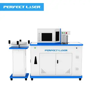 Laser iklan 3D CNC LED baja nirkarat logam besi tahan karat Aluminium mesin Bending ok huruf saluran presisi tinggi