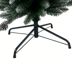 Árbol <span class=keywords><strong>de</strong></span> <span class=keywords><strong>Navidad</strong></span> Artificial <span class=keywords><strong>de</strong></span> 7 pies, Delgado, con <span class=keywords><strong>Nieve</strong></span> Artificial, Ecológico, Resistente al Fuego, con Piñas, <span class=keywords><strong>para</strong></span> Espacios Pequeños, Venta al Por Mayor, Alta Calidad - Product Image 2