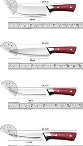 سكين ذبح خاص من يانغجيانغ، سكين تقطيع العظام من الفولاذ المقاوم للصدأ حاد لسلخ اللحوم وتقطيع العظام، متعدد الوظائف - Product Image 3