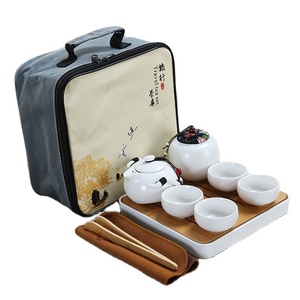 Juego <span class=keywords><strong>de</strong></span> Té <span class=keywords><strong>de</strong></span> Viaje Tradicional Chino con Tetera, <span class=keywords><strong>Taza</strong></span> <span class=keywords><strong>de</strong></span> Té y Bandeja <span class=keywords><strong>de</strong></span> Té - Product Image 1