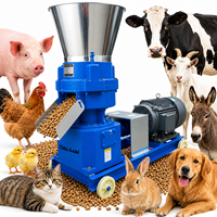 Granulateur à matrice plate pour aliments du bétail, machine à granulés pour volailles, bétail, moutons, chèvres, porcs, usage agricole à petite échelle