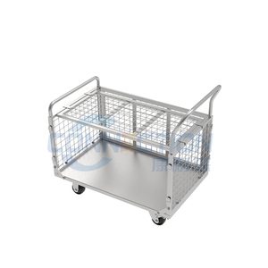 Chariot industriel à plate-forme manuelle pliable portable personnalisé pour le <span class=keywords><strong>transport</strong></span> et le stockage - Product Image 3