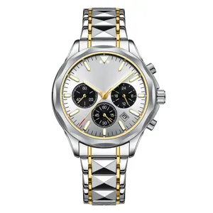 Индивидуальные кварцевые часы с большим циферблатом, модные светящиеся Брендовые мужские часы, Роскошные мужские часы