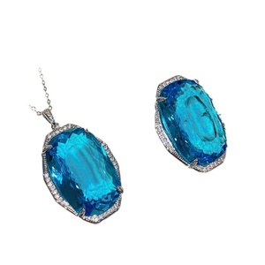 แหวนเซ็ตผู้หญิ<span class=keywords><strong>ง</strong></span>ทร<span class=keywords><strong>ง</strong></span>หรูหราประดับเพชรหลาก<span class=keywords><strong>ส</strong></span>ีสัน ขนาดใหญ่พิเศษ 20*30 กะรัต รุ่น Versa Vintage ชุบทองแด<span class=keywords><strong>ง</strong></span> ประดับเพชรทร<span class=keywords><strong>ง</strong></span>รั<span class=keywords><strong>ง</strong></span>นก<span class=keywords><strong>ส</strong></span>ีฟ้าอ่อน - Product Image 5