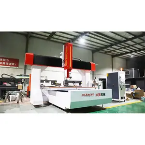 דיוק גבוה מיני גילוף אבן מכונת cnc נתב cnc 5 צירים 1325 מכונת חריטת עץ לקצף