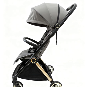 3-in-1 trẻ sơ sinh giỏ hàng ghế đôi pushchair EVA hợp kim sơ sinh <span class=keywords><strong>Toddler</strong></span> European Xe đẩy em bé với bán buôn có thể gập lại - Product Image 1