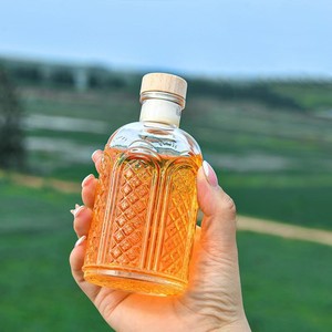 Cao cấp sang trọng thủy tinh trong suốt rượu rượu chai rượu Whisky chai - Product Image 5