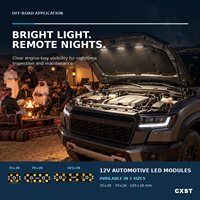 Module LED automobile 12V SMD 5050 HP LED avec PCB en aluminium 4 8 12 LED pour éclairage de capot de véhicule, PCBA LED personnalisé