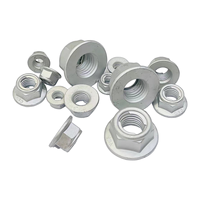 Dado di bloccaggio esagonale interamente in metallo Dacromet Classe 10 DIN6927 / ASME B18.16.6, dado autobloccante a coppia regolabile per macchinari pesanti