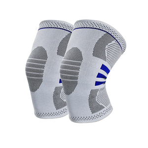 SHIWEI-2145 # 3D tricoté élastique genouillère Nylon bas quantité minimale de commande genouillère - Product Image 4