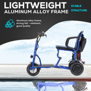 Xu hướng sản phẩm <span class=keywords><strong>2025</strong></span> Trọng lượng nhẹ điện có thể gập lại di động xe tay ga 3 bánh xe cho người cao niên khuyết tật - Product Image 5