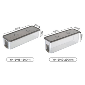 Food Storage Container Large Capacity Airtight Box For Noodles Pasta Vegetables Refrigerator Use PP Material - Product Image 5
