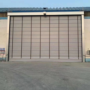 Porte rapide à enroulement en <span class=keywords><strong>PVC</strong></span> souple et alliage d'aluminium, design industriel moderne, pour entrepôt frigorifique, contrôle de la poussière, entrée à levage, vente en gros - Product Image 1