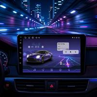 Reproductor de DVD Universal para Auto Android, Carplay Inalámbrico, Navegación GPS, Wifi, Bluetooth, Pantalla Táctil, Estéreo OEM, Doble DIN