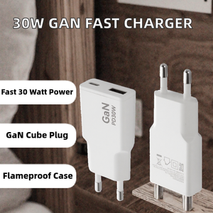 <span class=keywords><strong>Chargeur</strong></span> mural USB-C PD 25W nouvelle technologie à charge rapide avec câble Type-C et protection OTP pour ordinateur portable et téléphone portable - Product Image 2