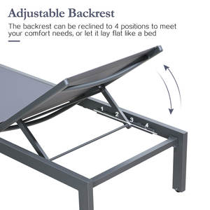 Muebles de exterior, muebles de piscina de hotel usados, sillas de piscina ajustables, silla de playa apilable - Product Image 3