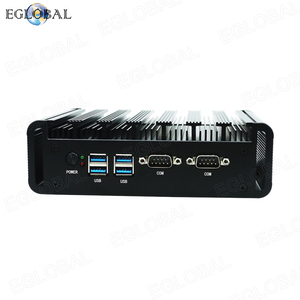 Eglobal คอมพิวเตอร์ขนาดเล็กไม่มีพัดลม Intel Core I7-<span class=keywords><strong>4500U</strong></span> DDR4 mSATA SSD Win10 VGA HD 4USB3.0 2COM 2RJ45 Gigabit LAN Audio Linux Mini PC - Product Image 2