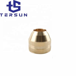 Capuchon de protection pour pièces de découpe plasma F501 F521 en cuivre pur, compatible <span class=keywords><strong>Bernard</strong></span>, marque TS, prix usine - Product Image 3