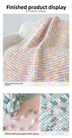 Fancy Style Slub Yarn Eco-Friendly Anti-Pilling Ring Spun Polyester Yarn for Hand Knitting & Crochet