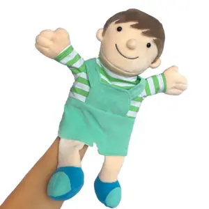 2024 Fabricante Design Personalizado o Fantoche Educacional Mão Pelúcia para Crianças Stuffed Puppet Brinquedos