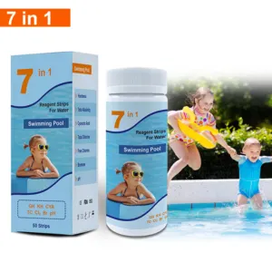 Pool Spa Test Strips Swimming Pool Hot Tub Water Test Strips 7 In 1 For Chlorine Cyanuric Acid