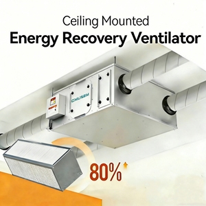 Récupérateur <span class=keywords><strong>de</strong></span> <span class=keywords><strong>chaleur</strong></span> moderne à haute efficacité pour les systèmes <span class=keywords><strong>de</strong></span> ventilation CVC pour applications extérieures et en entrepôt - Product Image 1