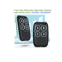 Ouvre-porte de garage universel 433.92MHz 315MHz Rolling Code Clonage Télécommande Porte-clés