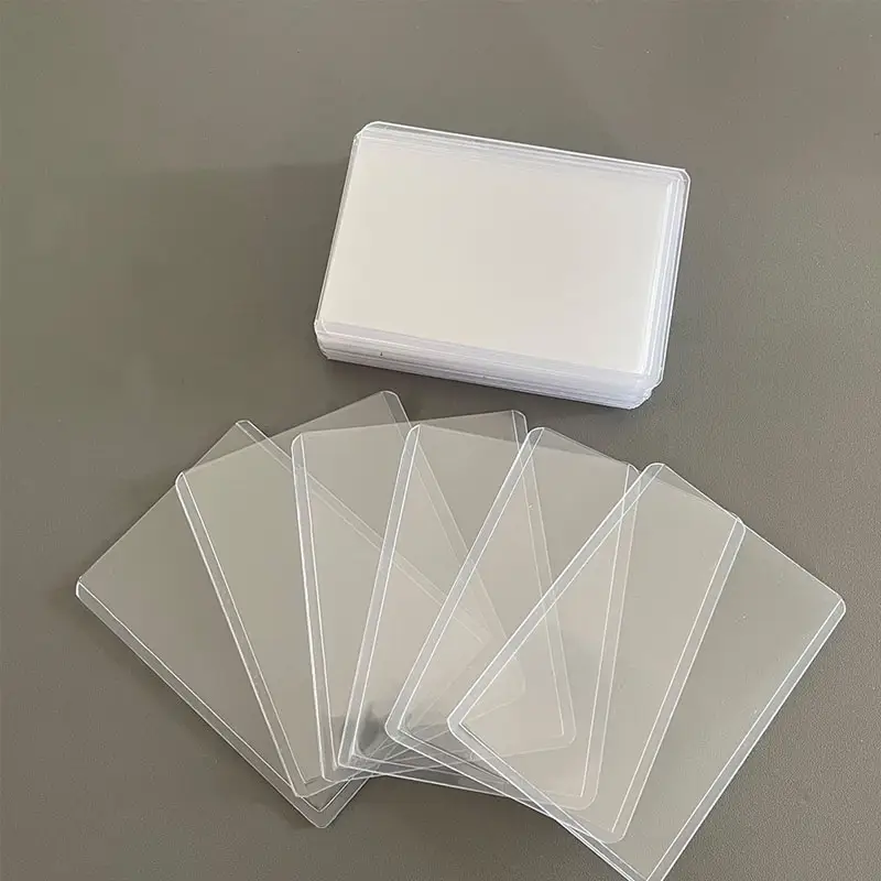 Hochwertiger 35PT PVC-Kartenhalter Ärmel Sterne sammeln Toplader 3x4 Zoll ID UltraPro Kartenhülse sammeln Toploader