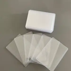 Hot 35PT PVC porte-cartes manchon étoiles recueillir chargeur supérieur 3x4 pouces ID UltraPro manchon de carte recueillir Toploader
